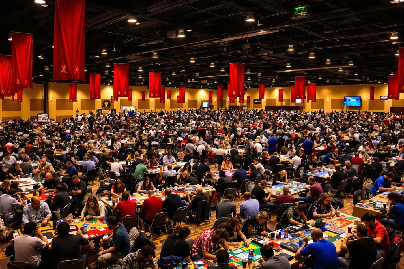 Large Texas board-game convention with a vast open-gaming hall